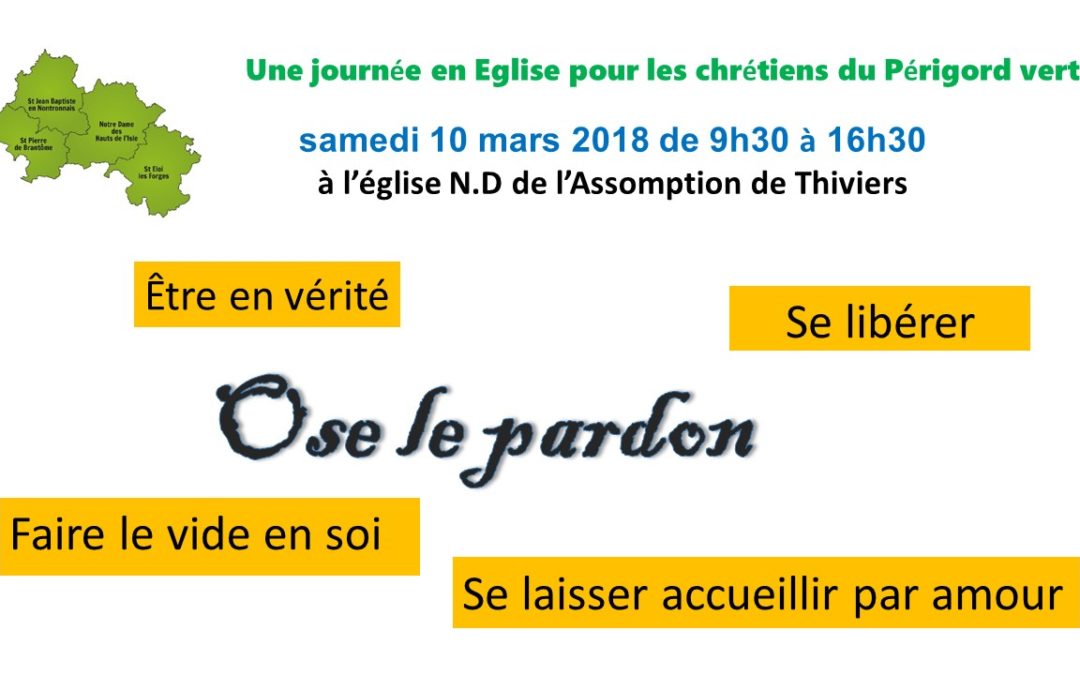 Jésus a osé le pardon.